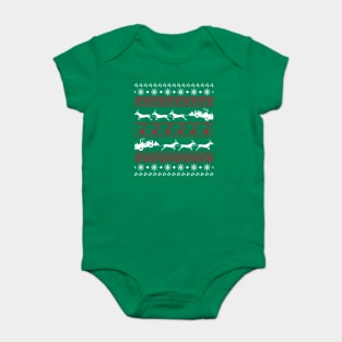 Heavy Equipment Operator Christmas Baby Bodysuit